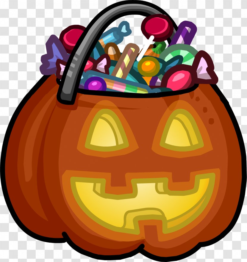 Trick-or-treating Candy Halloween Clip Art - Pumpkin - Treats Transparent PNG