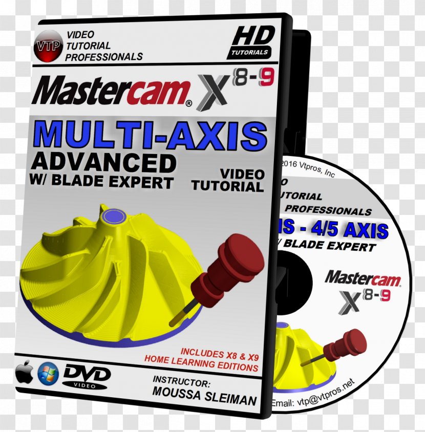 Mastercam HD DVD Tutorial High-definition Video 720p - Computer Software - Adv Transparent PNG