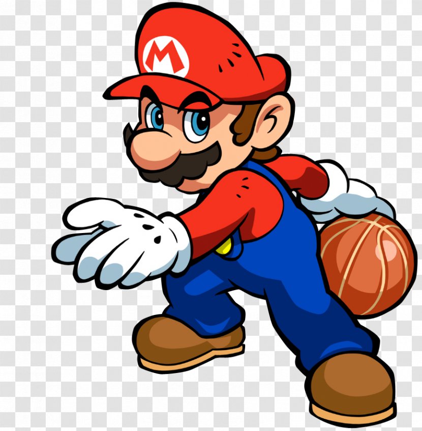 Mario Hoops 3-on-3 Super Bros. & Sonic At The Olympic Games - Sports Superstars - Aeronaves Pattern Transparent PNG