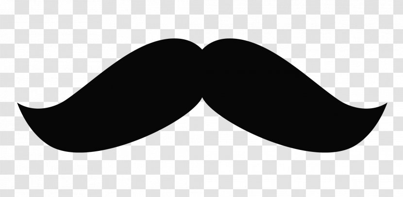 Black And White Brand - Mustache Transparent PNG