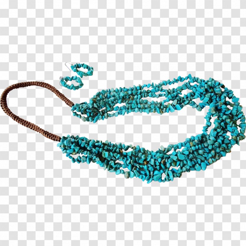 Turquoise Bead Necklace Bracelet Jewellery - Body Transparent PNG