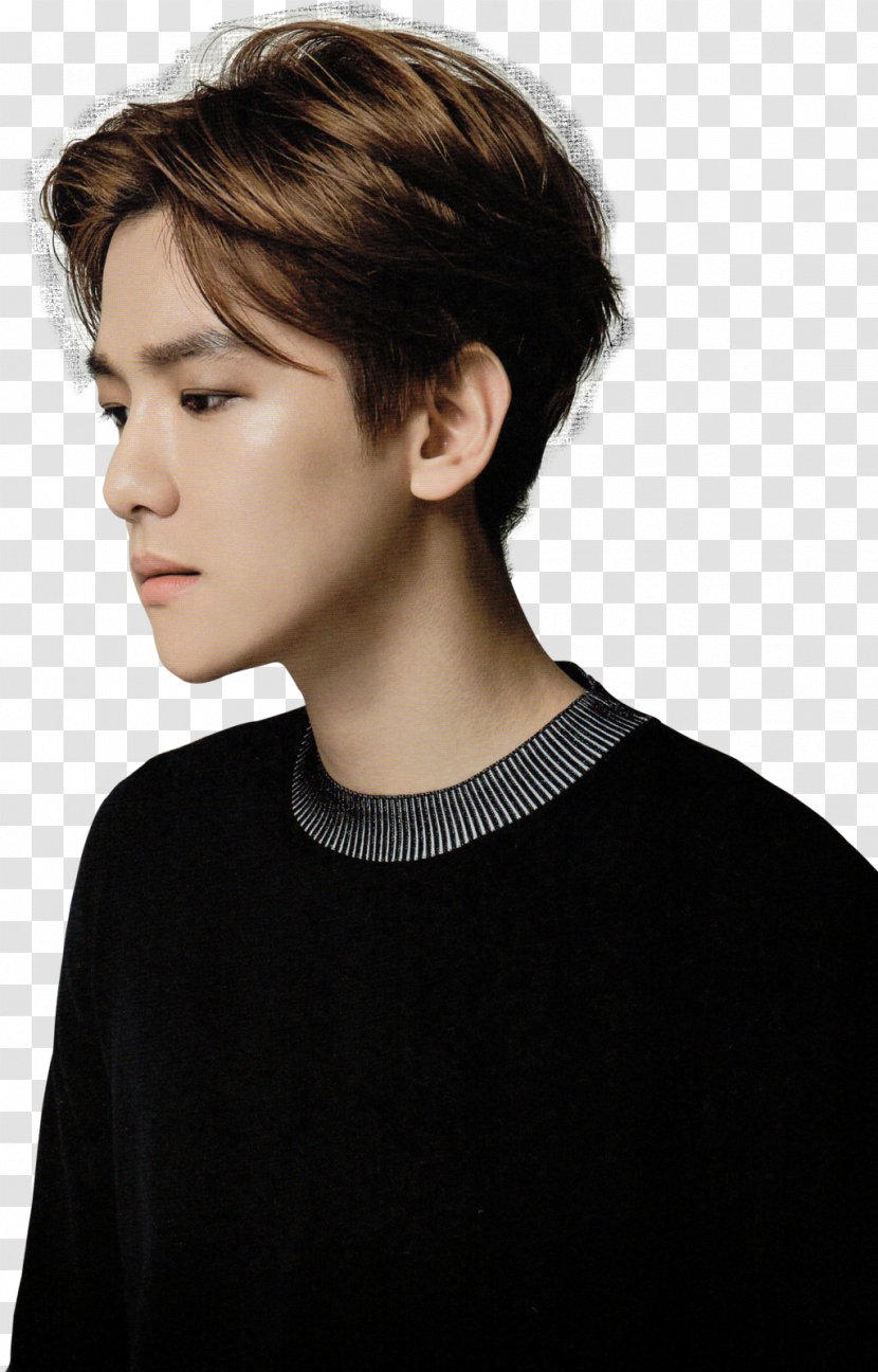 Baekhyun EXO K-pop Miss A Lotto - Black Hair - Actor Transparent PNG