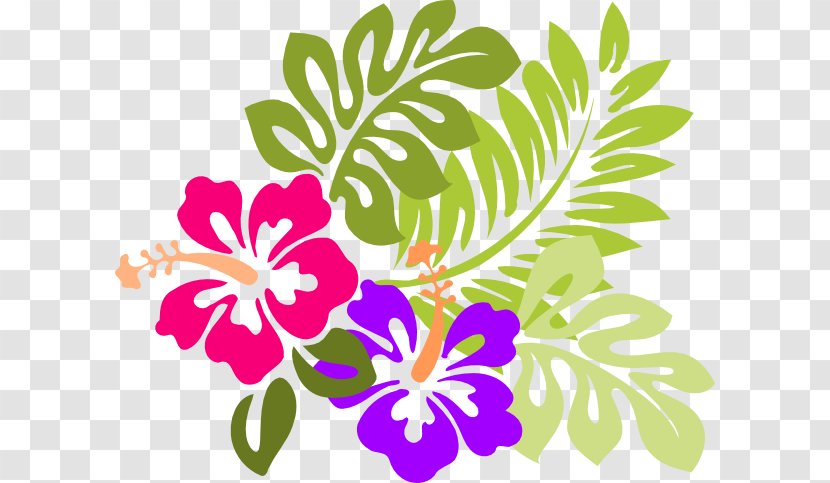 Hawaiian Hibiscus Shoeblackplant Flower Clip Art - Lilo Stitch - Angie Icon Transparent PNG