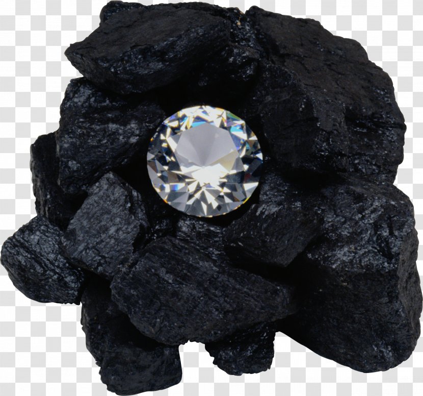 Diamond Coal Mining Mineral Anthracite Transparent PNG