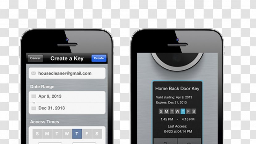 Smartphone Feature Phone Smart Lock Key - Multimedia Transparent PNG