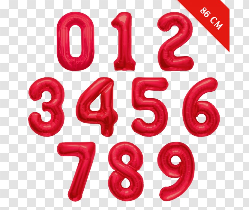 Product Number Logo - Balloon Numbers Transparent PNG