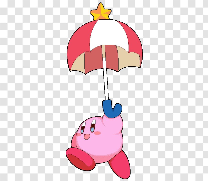 Clip Art Hat Cartoon Nose Line - Flower - Parasol Kirby Transparent PNG