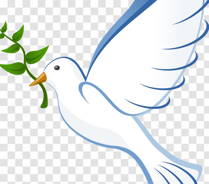 Pigeons And Doves Clip Art As Symbols Free Content - Tail - Blanca Transparent PNG
