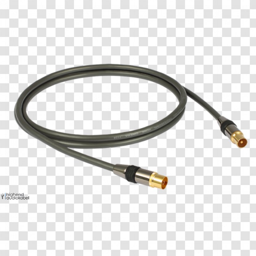 Coaxial Cable Aerials Electrical High-end Audio Phone Connector - Networking Cables - Antenne Transparent PNG