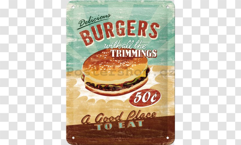 Hamburger Diner Cafe French Fries Bistro - Fizzy Drinks - Burger Poster Transparent PNG