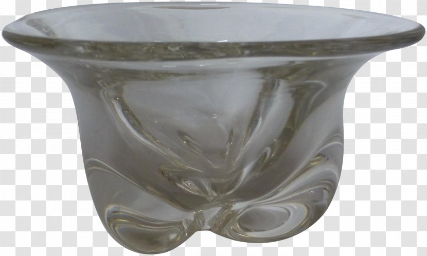 Orrefors Glass Vase Tableware Bowl - Midcentury Modern Transparent PNG