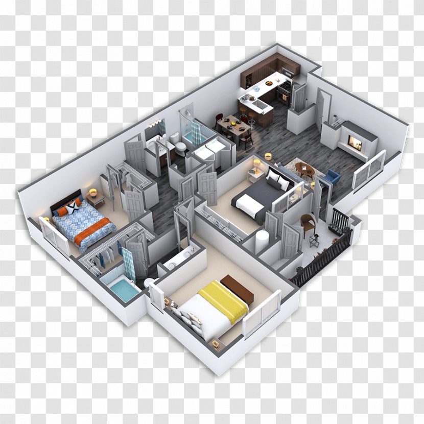 Floor Plan House Apartment Interior Design Services - Living Room Transparent PNG