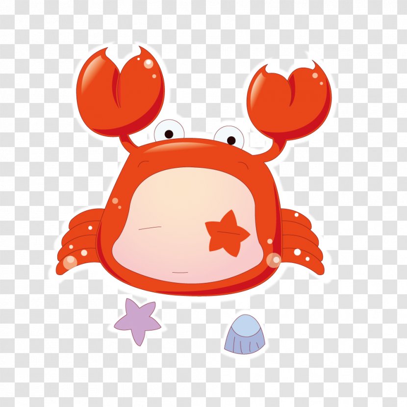 Cancer Zodiac House Astrological Sign Horoscope - Capricornus - Cute Little Red Crab Transparent PNG