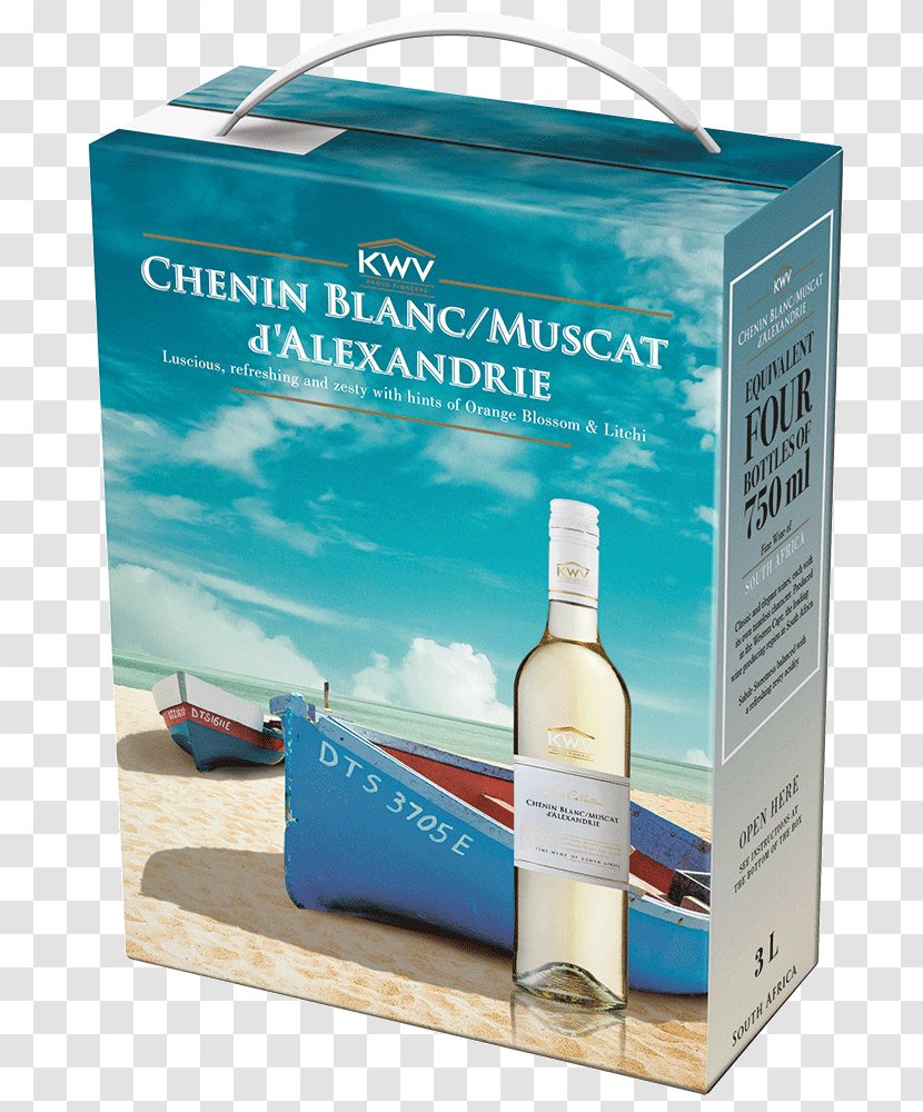 KWV South Africa (Pty) LTD White Wine Sparkling Chenin Blanc - De Blancs Transparent PNG