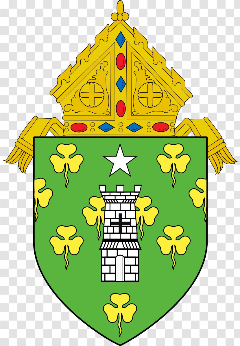 Archdiocese Of Detroit Catholic Diocese Monterey Ecclesiastical Heraldry Roman Las Cruces - Christmas Ornament Transparent PNG