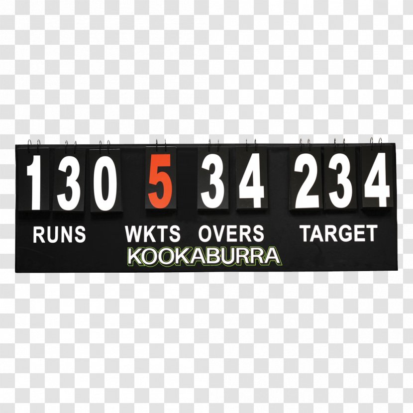 Scoreboard Cricket Brand Australian Football League Font - Signage Transparent PNG