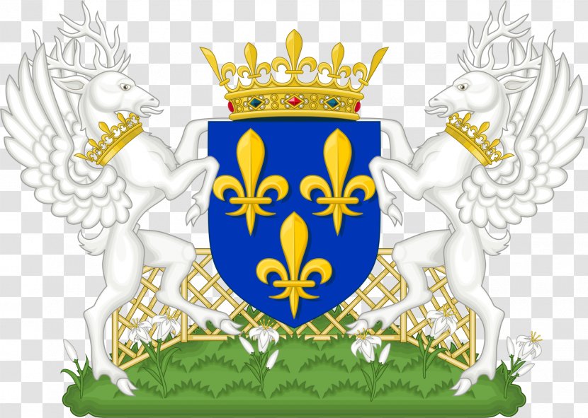 Kingdom Of France New National Emblem Coat Arms - Capetian Dynasty Transparent PNG