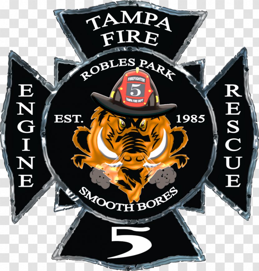 Tampa Fire Station #1 Tampa, FL & Rescue Logo Department - Brand - Best Friend Hoodies Custom Transparent PNG