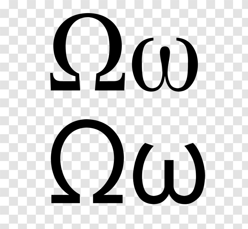 Omega Letter Case Greek Alphabet Sans-serif - Sansserif - Letters Transparent PNG