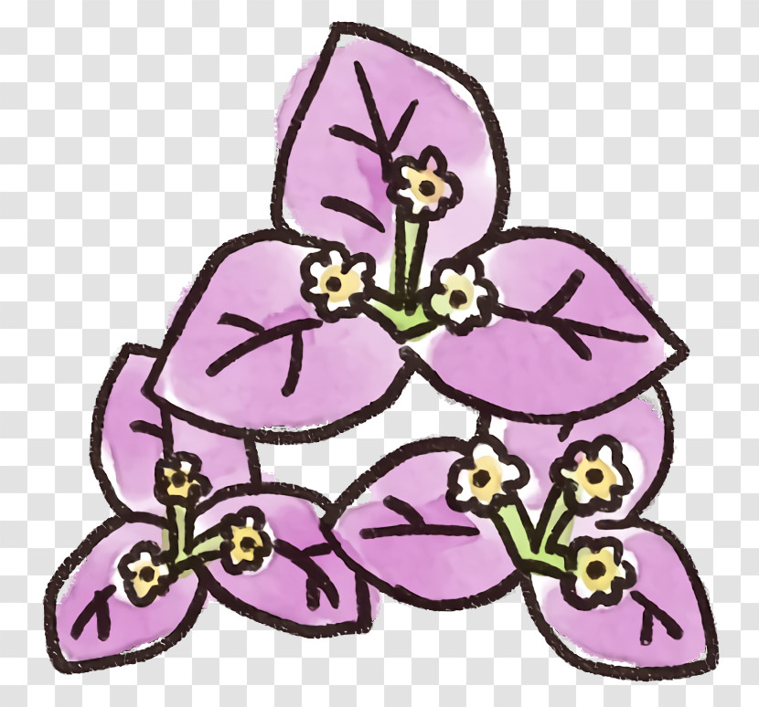 Pink Purple Plant Transparent PNG