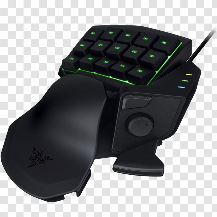 Computer Keyboard Razer Tartarus Chroma Expert Gaming Keypad - Orbweaver - Numeric Transparent PNG