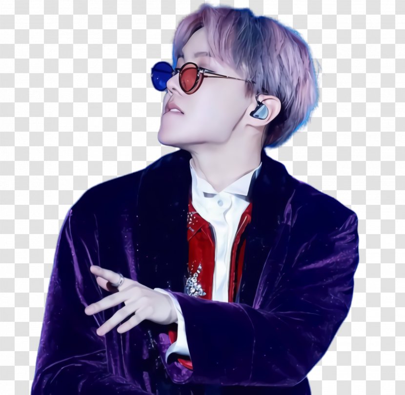 BTS J Hope - Violet - Gentleman Jacket Transparent PNG