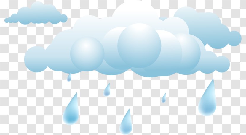 Cloud Rain Clip Art - Azure Transparent PNG