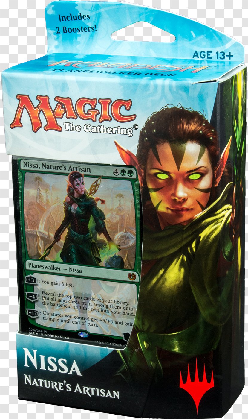 Magic: The Gathering Kaladesh Playing Card Planeswalker Nissa - Revane - Magic Transparent PNG