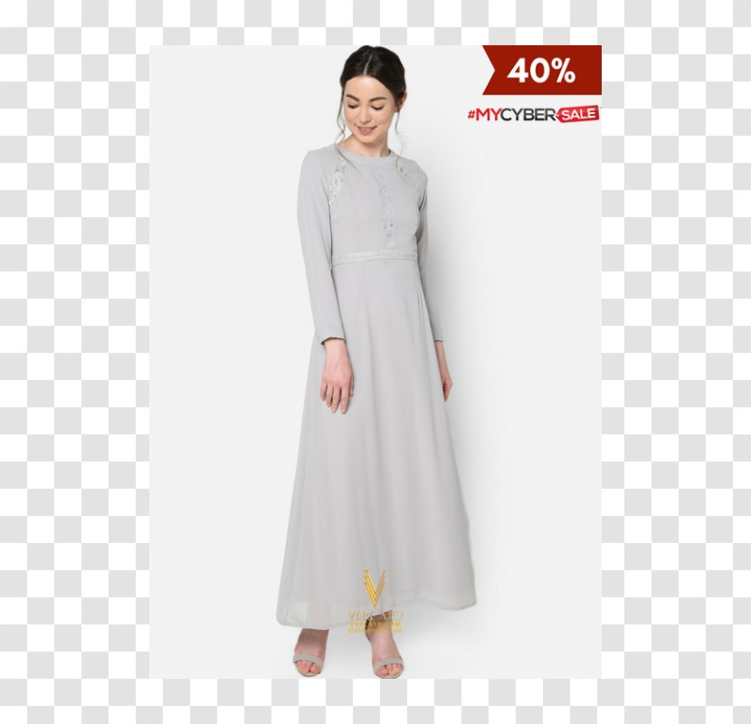 Robe Gown Slip Sleeve Neckline - Lining - Dress Transparent PNG