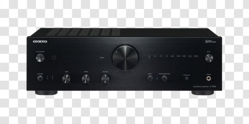 ONKYO A-9150 2.0channels Home Wired Black Audio Amplifier Power AV Receiver - Electronics - Best Seller Transparent PNG