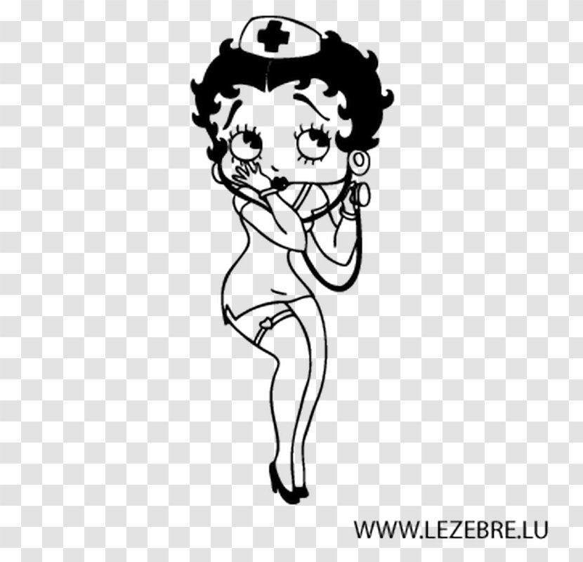 Betty Boop Cartoon Drawing Sticker Clip Art - Images Transparent PNG