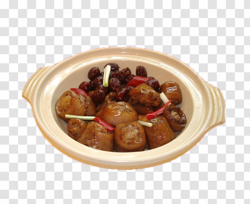 Meatball Thu1ecbt Kho Txe0u - Dish - Diet Tong Pier Chicken Transparent PNG