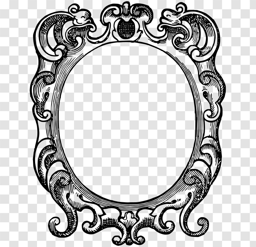 Picture Frames Ornament Clip Art - Ornate Vector Transparent PNG