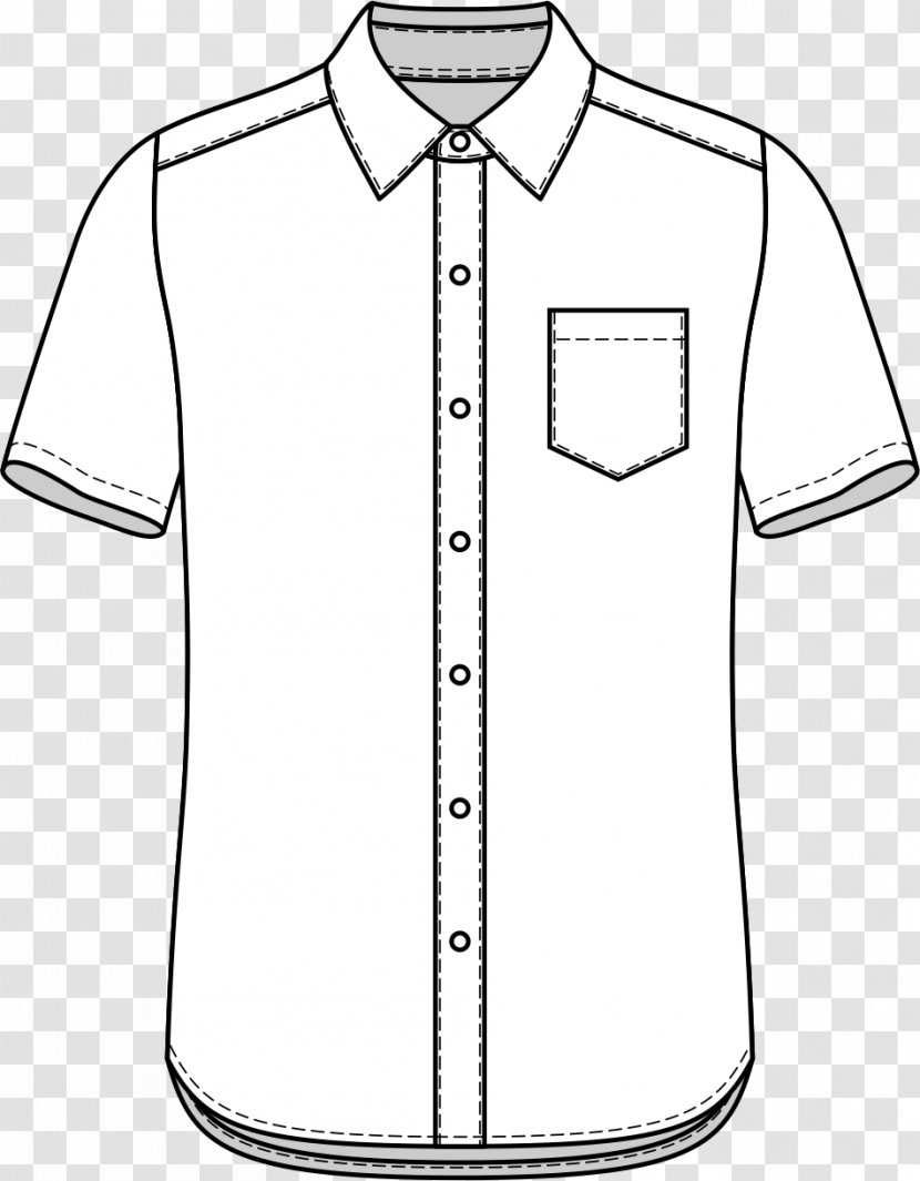 Dress Shirt T-shirt Henbury Women's Short Sleeve Classic Oxford - Heart Transparent PNG