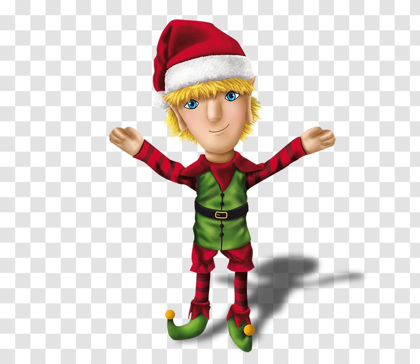 Christmas Elf Santa Claus Les Lutins De Noël - Fictional Character Transparent PNG