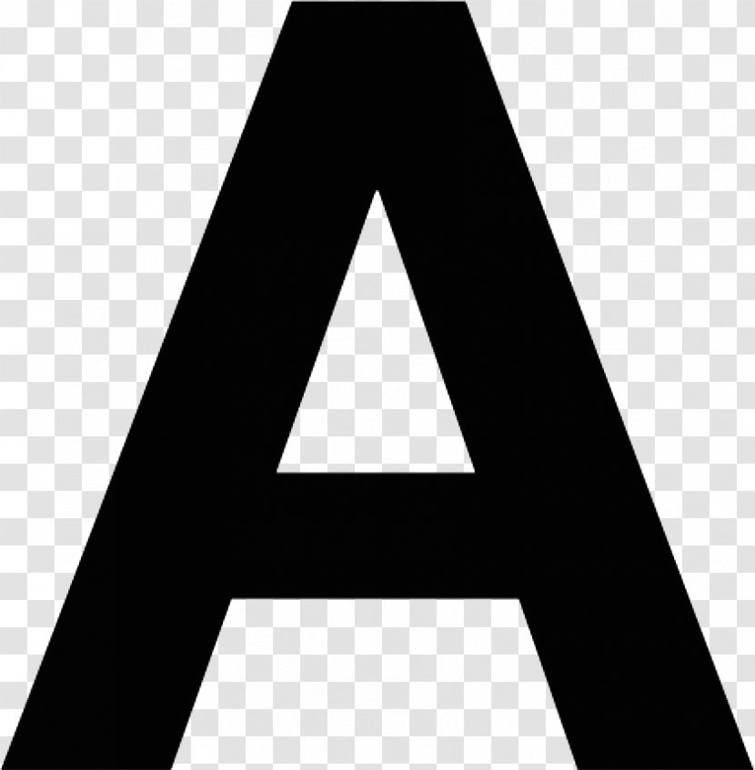 Triangle Customer Pattern - Letter A Transparent PNG