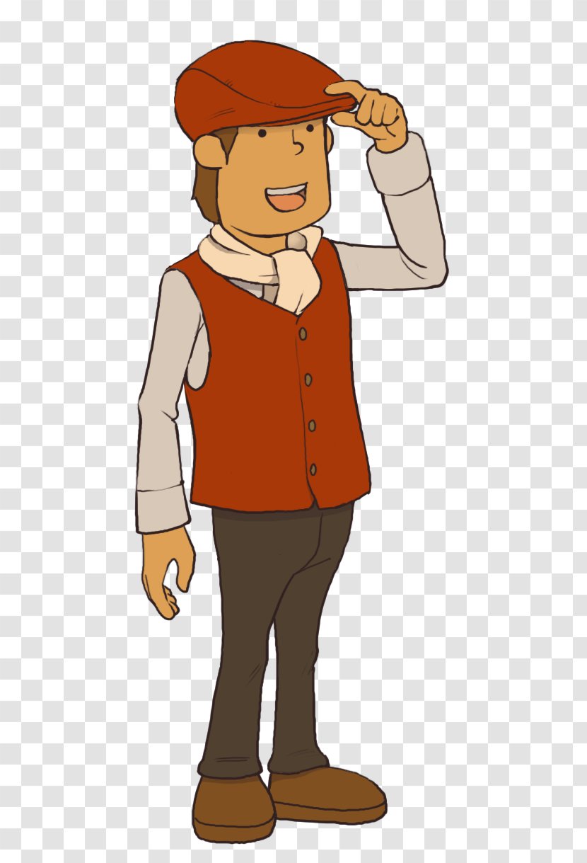 Professor Layton And The Unwound Future Hershel Miracle Mask Phoenix Wright Video Games - Finger - Prof. Transparent PNG