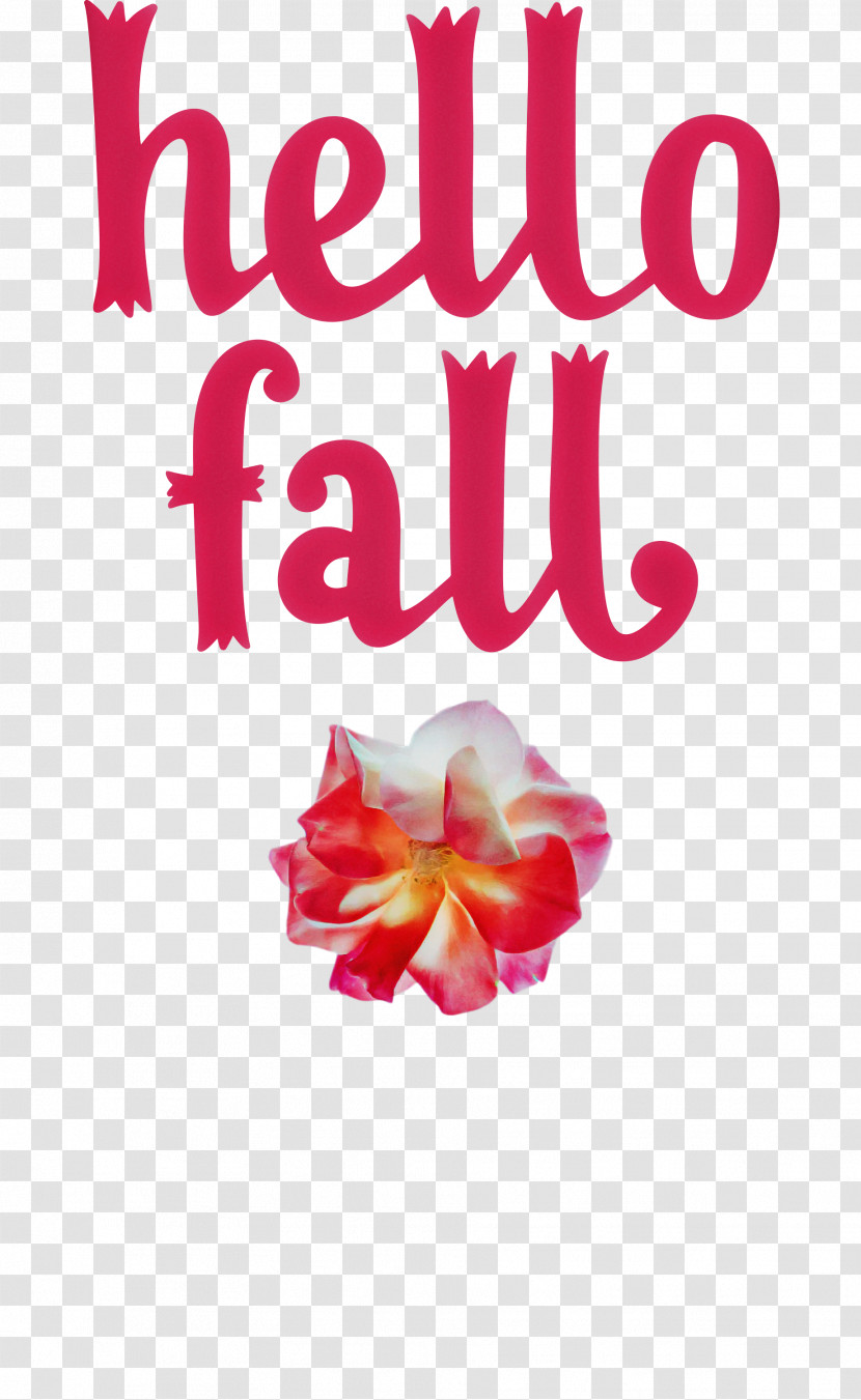 Hello Fall Fall Autumn Transparent PNG