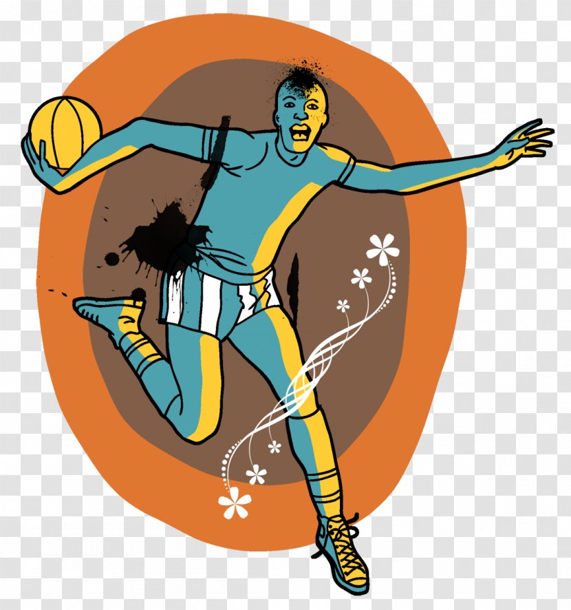 Cartoon Clip Art - Sport - Basketball Player Transparent PNG