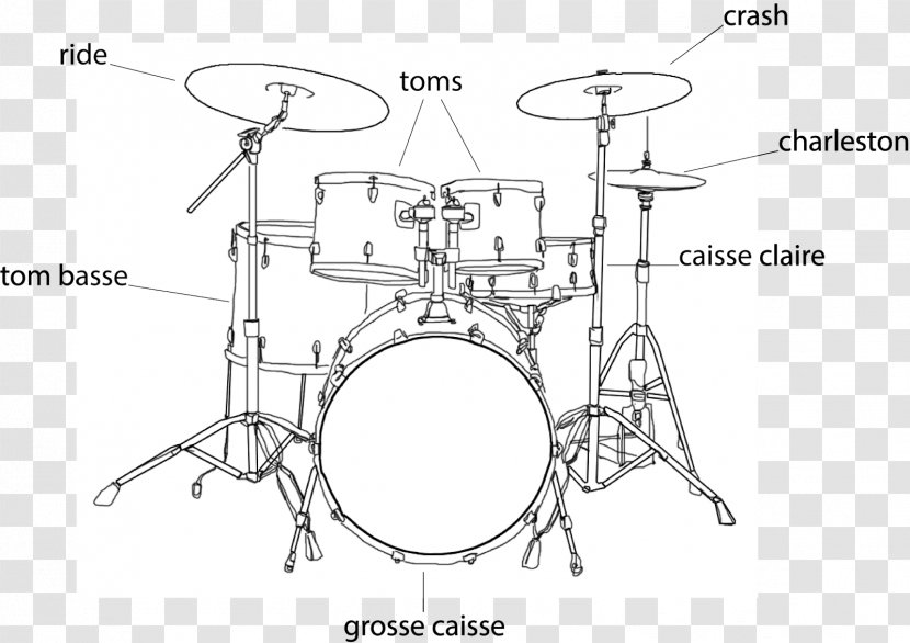 Snare Drums Drawing Sketch - Silhouette Transparent PNG