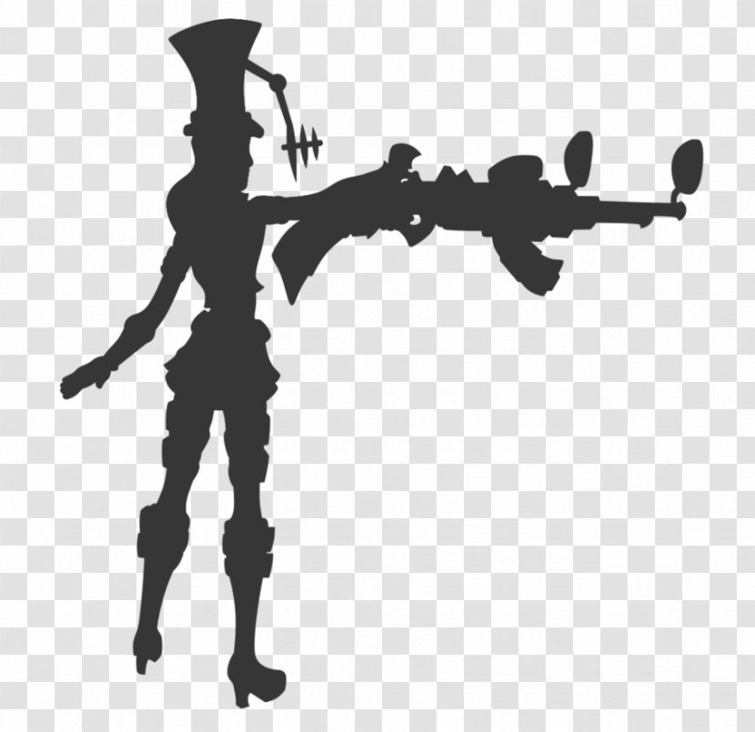 Silhouette Cartoon Black Fan Art - And White Transparent PNG