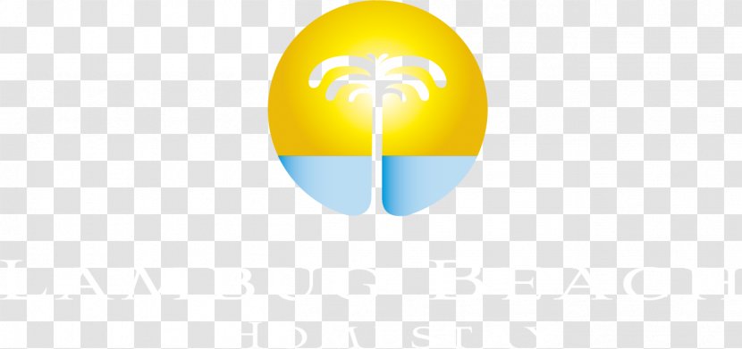Font - Yellow - Looking Up Coconut Trees Transparent PNG