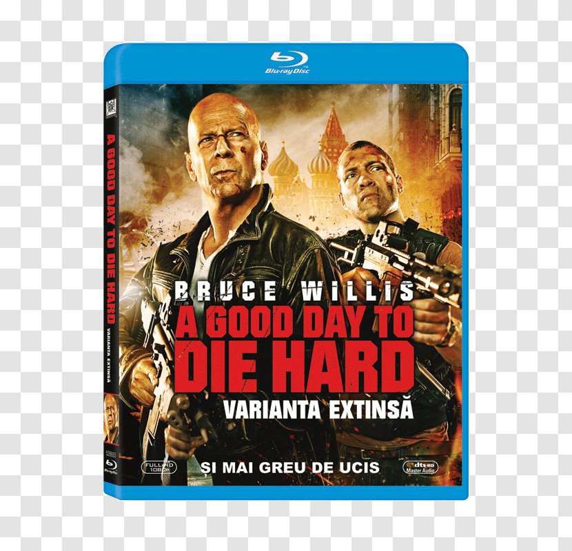 Bruce Willis A Good Day To Die Hard Blu-ray Disc Film Series DVD - With Vengeance - Dvd Transparent PNG