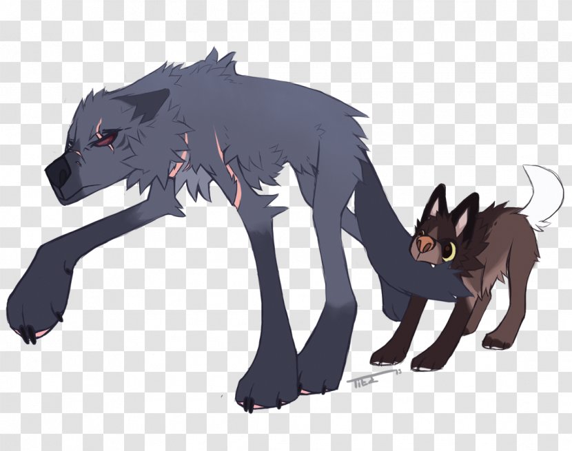 Gray Wolf Werewolf Demon Fur Wildlife - Tail Transparent PNG