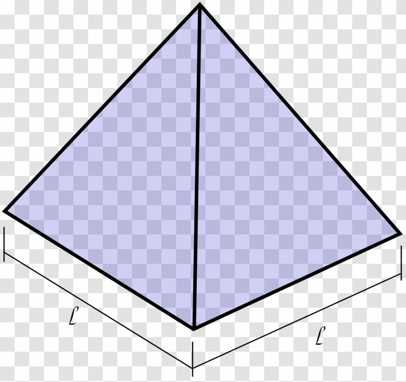 Triangle Pyramid Prism Polygon Line - Tetrahedron Transparent PNG