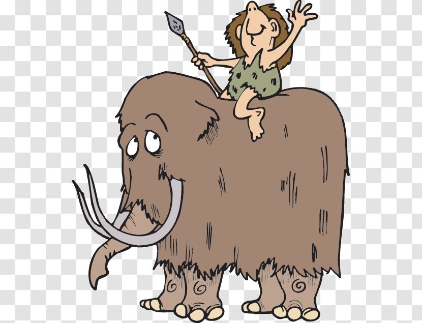Stone Age Neolithic Iron Clip Art - Elephants And Mammoths - Organism Transparent PNG