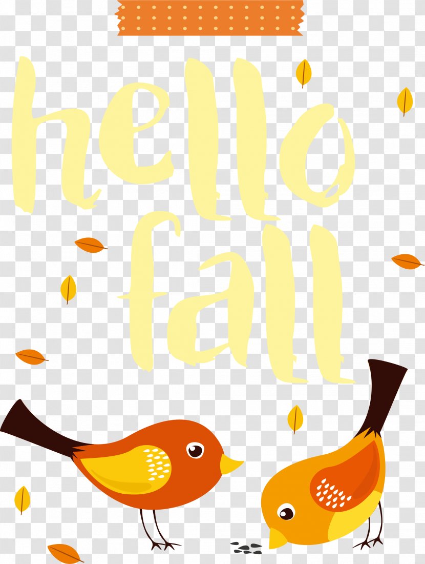 Bird Autumn Clip Art - Area Transparent PNG