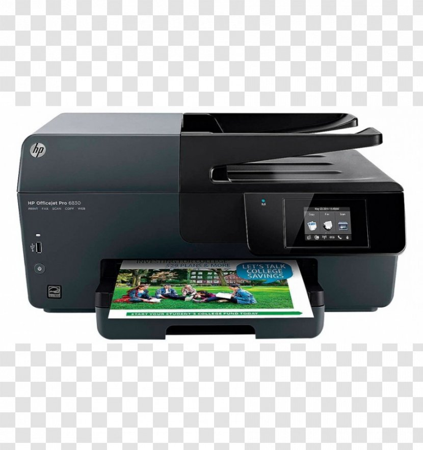 Hewlett-Packard HP Inc. Officejet 6815 E-All-in-One Multi-function Printer - Laser Printing - Hewlett-packard Transparent PNG