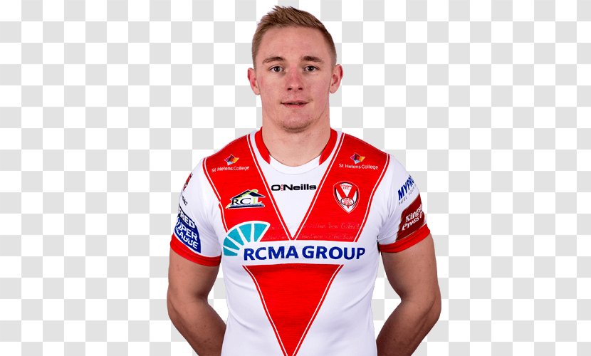 Jake Spedding St Helens R.F.C. Cheerleading Uniforms Super League XXII Rugby - Jersey Transparent PNG