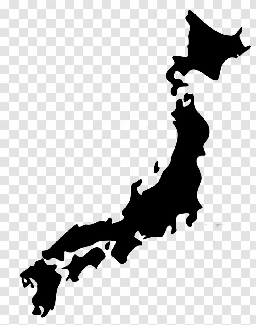 Japan Vector Map - Country Transparent PNG